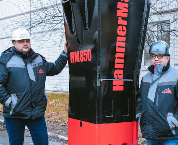 Отгружен самый тяжёлый гидромолот HammerMaster